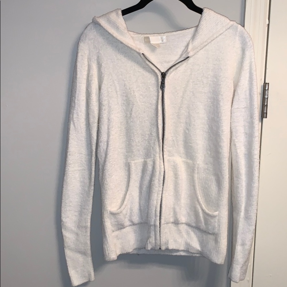 Barefoot dreams zip up hoodie